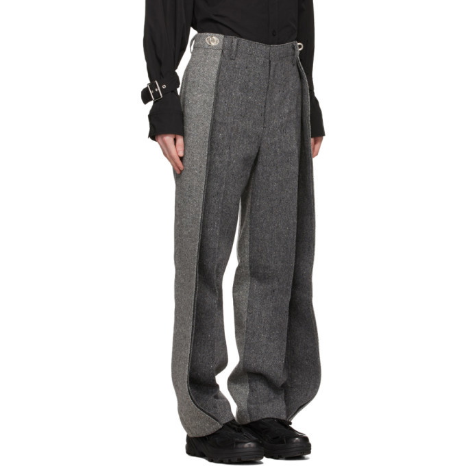 Thom Browne Fit 1 Herringbone Wool Trousers | Coggles