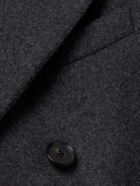Caruso - Double-Breasted Wool and Cashmere-Blend Coat - Gray