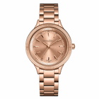 Swan & Edgar Duet Quartz Rose Gold Dial Ladies Watch SEL052