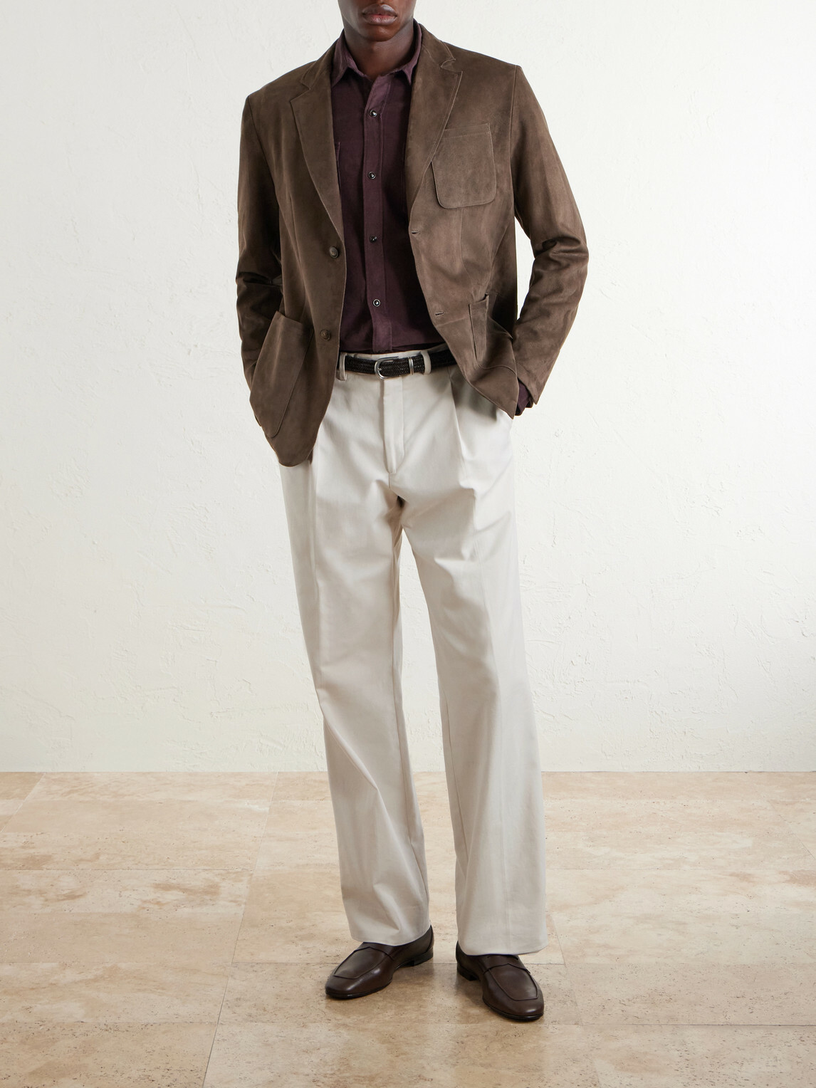 Canali - Suede Blazer - Brown