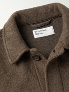 Universal Works - Brushed Wool-Blend Field Jacket - Brown