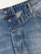424 - Big Daddy Wide-Leg Distressed Jeans - Blue