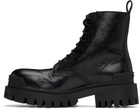 Balenciaga Black Strike Boots