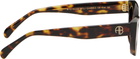 ANINE BING Brown Canned Sunglasses