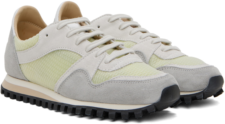 Spalwart Green & Gray Marathon Trail Low Transparent Sneakers