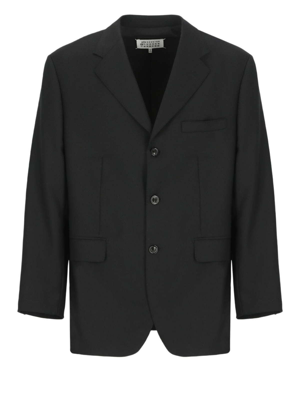 Maison Margiela Black Double-Breasted Blazer Maison Margiela