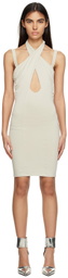 Han Kjobenhavn Beige Drape Minidress