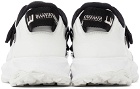 Dunhill White & Black Aerial Strap Sneakers