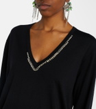 Dries Van Noten Embellished wool sweater