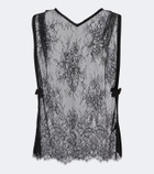 SIR Ingrid sheer lace top