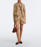 Prada Suede slingback flats