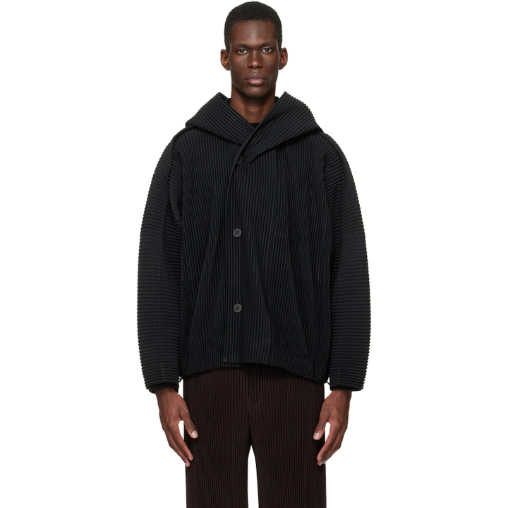 Photo: HOMME PLISSÉ ISSEY MIYAKE Black Monthly Colors March Jacket