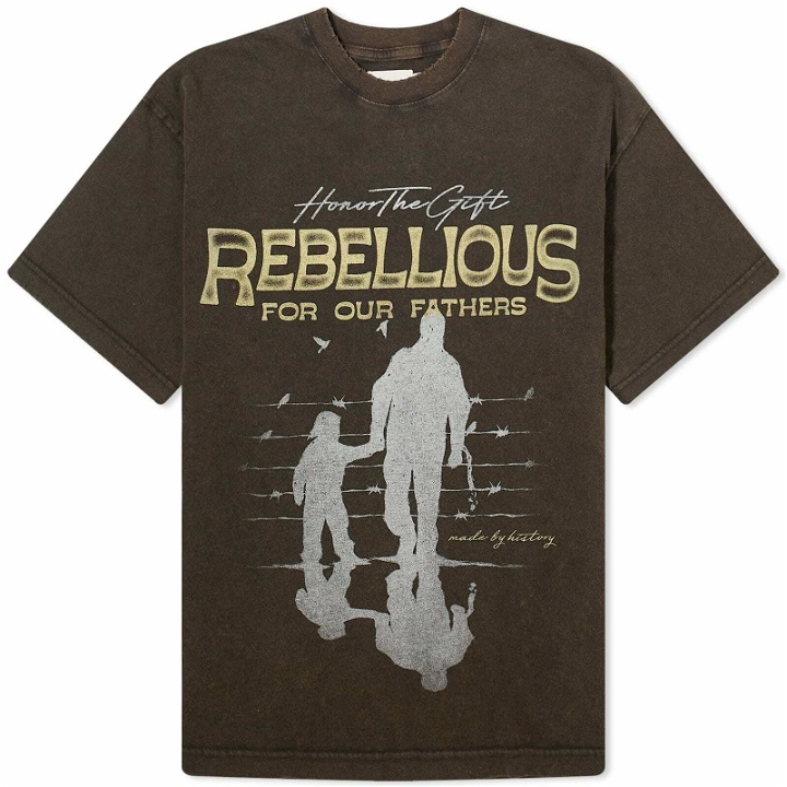 Photo: Honor the Gift Men's Rebellious T-Shirt in Black