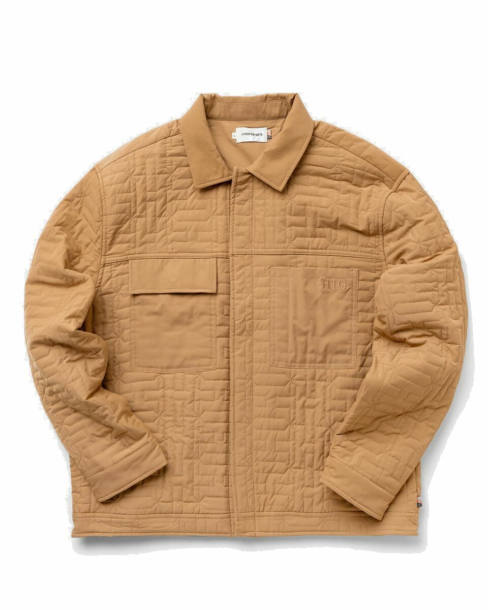 Photo: Honor The Gift H Quilted Jacket Brown - Mens - Overshirts