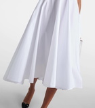 Alaïa Cotton poplin midi dress