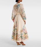 Zimmermann Halliday floral cotton wrap dress