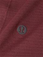 Lululemon - License to Train Stretch Recycled-Mesh T-Shirt - Red