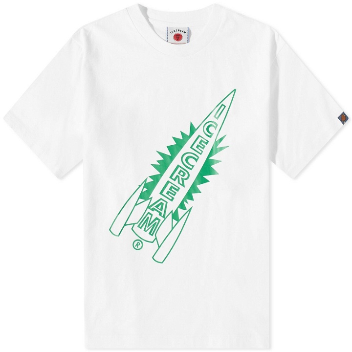 Photo: ICECREAM Men's Rocket T-Shirt in White