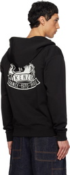 Kenzo Black Kenzo Paris 'Lunar New Year' Embroidered Zip Up Hoodie