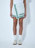 Lacoste Runway Bouclé Knit Mini Skirt