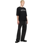 We11done Black Devil Arms Up T-shirt