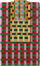 Dusen Dusen Multicolor Weave Towel Set, 3 pcs