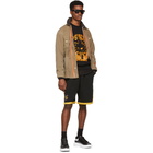 McQ Alexander McQueen Black and Yellow Psycho Billy Slouch Sweatshirt