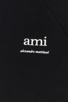 Ami Alexandre Mattiussi Black Stretch Cotton Sweatshirt