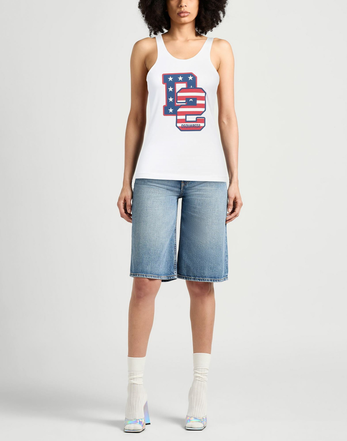 Dsquared2 Womens Tank top in White