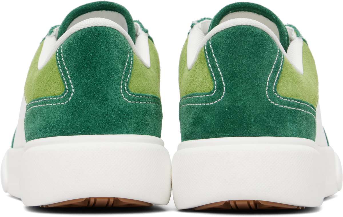 Casablanca White & Green 'Del Mar' Sneakers