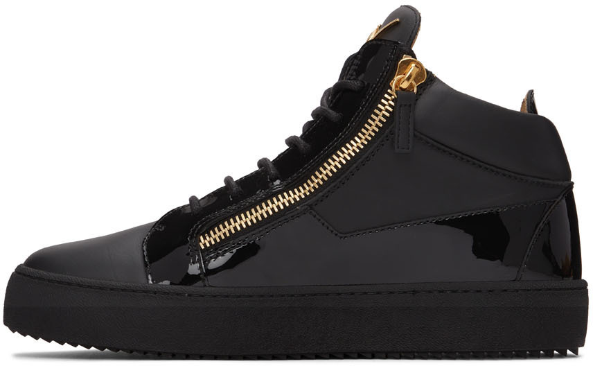 Giuseppe Zanotti Black May London High Sneakers