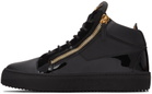 Giuseppe Zanotti Black May London High Sneakers