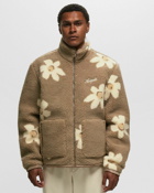 Axel Arigato Billie Flower Fleece Jacket Brown - Mens - Fleece Jackets
