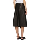 Rika Studios Black Leather Skirt