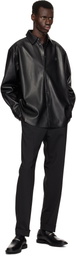Hugo Black Leather Loafers