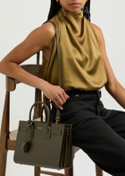 Saint Laurent Sac De Jour Baby Leather top Handle bag - Olive - One Size