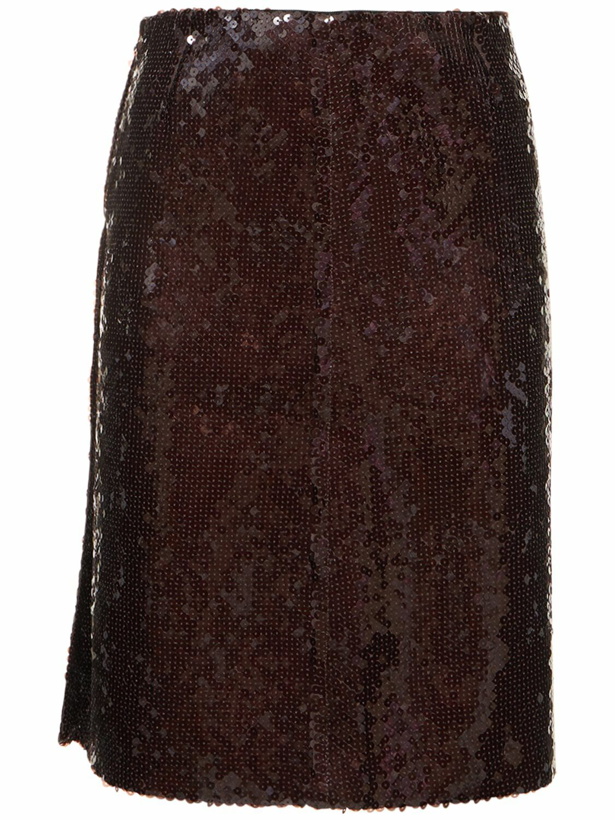 Photo: 16ARLINGTON - Wile Sequined Midi Skirt