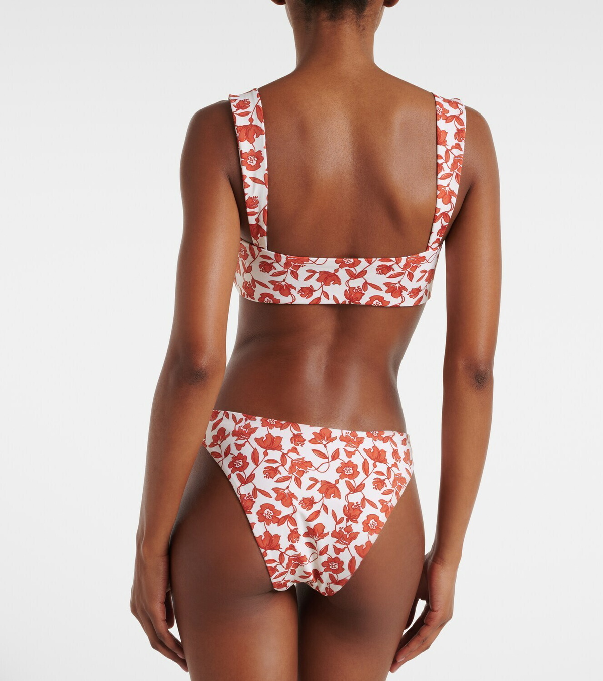 SIR Chloe floral bandean bikini top