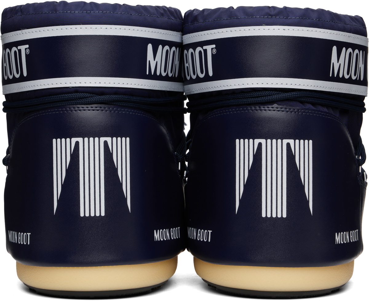 Moon Boot Navy Icon Low Nylon Boots