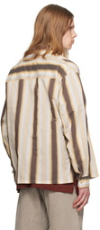 LEMAIRE Beige Stripe Shirt