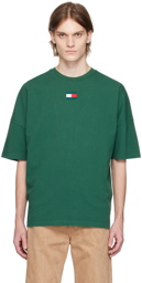 Tommy Jeans Green Split T-Shirt