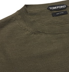 TOM FORD - Cashmere and Silk-Blend Sweater - Green