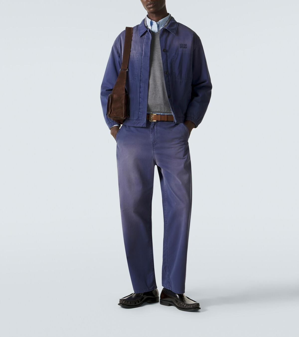 Miu Miu Cotton twill overshirt