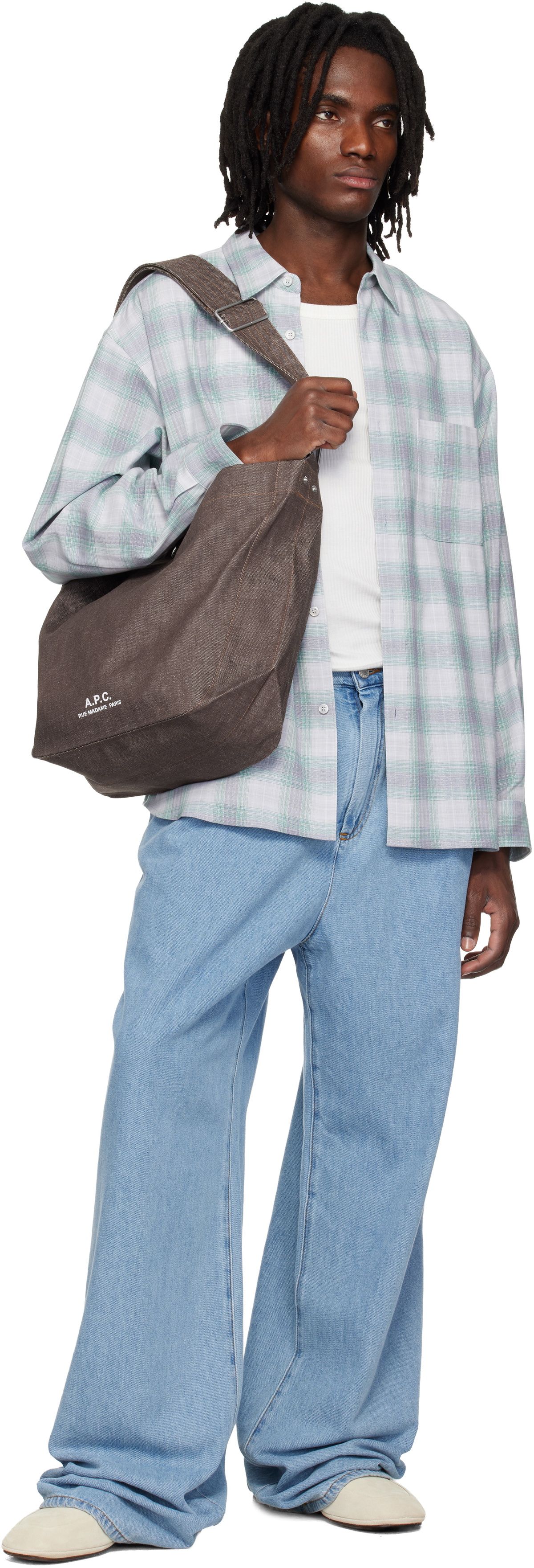 A.P.C. Brown Journal Satchel