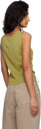Dunst Green Layering Knit Tank Top