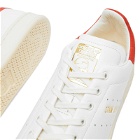 Adidas Men's STAN SMITH LUX Sneakers in Cloud White/Cream White/Red