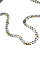 Diesel Two-tone stainless steel chain necklace - Necklaces - Unisex - Silver