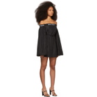 Palm Angels Black Balloon Mini Dress