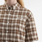 House Of Sunny Women's Double Layer Button Down Shirt in Multi