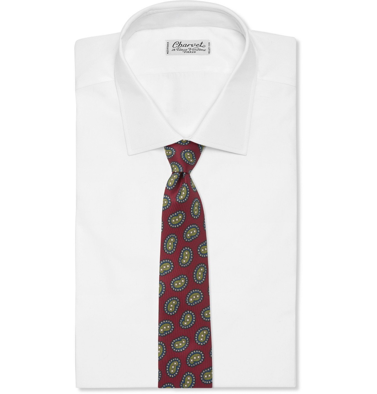 E.MARINELLA - 8cm Paisley-Print Silk-Twill Tie - Burgundy